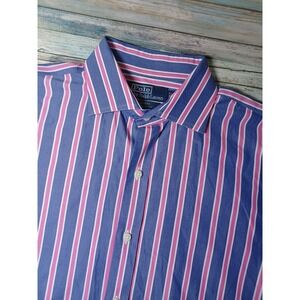 Polo Ralph Lauren Men's Striped Shirt Regent Classic Fit, Size 16.5/Large